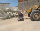 ضبط حالتى تعدى على أراضى الدولة واسترداد 500 متر ببرج العرب.. صور