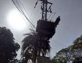 سيبها علينا.. أهالى منطقة عزبات جليل بمركز كفر صقر يشكو تهالك محول الكهرباء