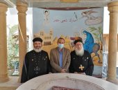 رئيس مدينة سمنود يتفقد تطوير مسار العائلة المقدسة بكنيسة العذراء