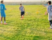 ميدو جابر يخوض وصلة تدريبية بأحد الملاعب استعداداً للدوري