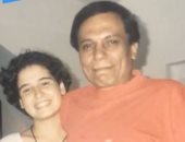 هنا شيحة تستعيد ذكريات طفولتها بصورة وفيديو مع الزعيم..في عيد ميلاد عادل إمام