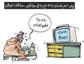 كاريكاتير صحيفة جزائرية.. تقلبات الأحوال الجوية أصبحت مخيفة كأفلام الرعب