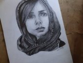 "أروى" تشارك صحافة مواطن برسوماتها الفنية لإبراز موهبتها