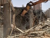 إزالة 74 حالة تعد بالبناء المخالف على الأراضي الزراعية وأملاك الدولة بالمنيا