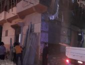 صور.. إيقاف حالتى بناء مخالف بالإسكندرية بالتزامن مع الحظر