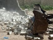صور.. هدم سور على أراضى الدولة وإيقاف بناء مخالف شرق الإسكندرية
