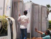 توفير 3 بوابات للتعقيم بمبنى ديوان عام محافظة شمال سيناء .. صور