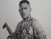 قارئ يشارك برسومات فنية تبرز موهبته فى رسم البورترية