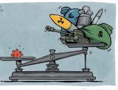 كاريكاتير صحيفة إماراتية.. كورونا يكسر شوكة جميع الأسلحة الفتاكة حول العالم