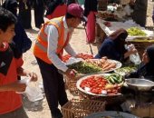 فض تجمعات الأسواق وإشغالات الطريق فى 3 أحياء بالإسكندرية