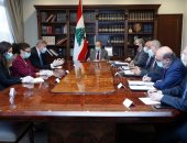بالكمامة .. الرئيس اللبنانى يبحث مع منسق الأمم المتحدة أخر تطورات القرار 1701