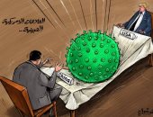 كاريكاتير صحيفة إمارتية.. كورونا تدمر العلاقات الأمريكية الصينية