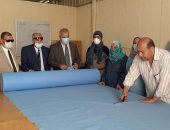  تصنيع كمامات واقية قابلة للغسل بمدارس التعليم الفنى بدمياط.. صور