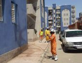 محافظ بورسعيد: تكثيف التعقيم والتطهير بالطرق والمنشأت والمستشفيات.. صور