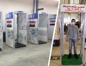 صور.. "مياه الإسكندرية" تبدأ خط تصنيع بوابات التعقيم الإلكترونية وتنقلها إلى المحافظات للوقاية من كورونا.. إنتاج 50 جهازا كدفعة أولى تؤمن سلامة 50 ألف مواطن.. ورئيس الشركة: تعاقدنا على تصنيع 100 وحدة أخرى