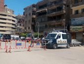 صور.. حواجز مرورية بالشوارع الرئيسية بالشرقية للحد من حركة المواطنين في العيد
