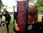 مظاهرات فى بريطانيا وألمانيا وبولندا وإسبانيا ضد إجراءات الحكومة الخاصة بكورونا