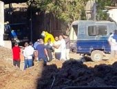 دفن جثمان متوفى بكورونا بمقابر قرية محلة أبو على بالمحلة