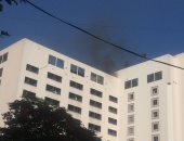 النيابة تنتدب المعمل الجنائى لمعاينة حريق مستشفى الهلال في رمسيس