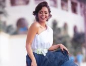 "يا ليلة العيد أنستينا".. لقاء الخميسى تحتفل بإطلالة مبهجة أول أيام العيد 