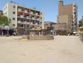 شوارع مغاغة لم يحضر أحد فى أول أيام عيد الفطر بالمنيا.. صور