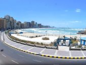 فيديو.. شاهد شواطئ الإسكندرية بلا زوار ثانى أيام عيد الفطر