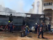 صور.. إخماد حريق بـ3 أكشاك فى ميدان رمسيس دون إصابات