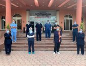 صور ..أجواء احتفالية بالعيد فى معسكر "أبو قير" ارتفاع متعافين كورونا لـ360