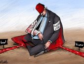 كاريكاتير صحيفة إماراتية.. نزيف اقتصاد تركيا بسبب تدخل أردوغان فى سوريا وليبيا