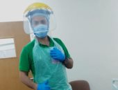 جيشنا الأبيض.. "أحمد" ممرض على خط مواجهة كورونا بمستشفى شبين الكوم الجامعى