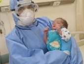 خروج طفل القيصرية من مستشفى عزل ملوى بعد إثبات سلبية العينات