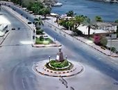 صور.. حدائق وشوارع أسوان خالية من المواطنين فى أيام عيد الفطر بسبب كورونا