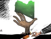 كاريكاتيرصحيفة عمان يسلط الضوء على الأوضاع فى ليبيا 