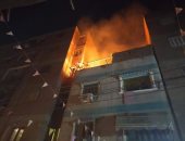 صور.. الحماية المدنية تسيطر على حريق منزل بقليوب