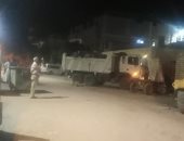 صور.. حملات نظافة وإزالة الإشغالات وتطهير الشوارع بمدينة إسنا فى الأقصر