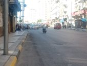 صور.. تحويلات مرورية لتقليل الكثافة بشوارع الإسكندرية