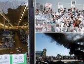 العالم هذا المساء.. مظاهرة لأطباء فرنسا لنقص أدوات الحماية من كورونا.. احتجاجات على إغلاق &quot;نيسان&quot; فى برشلونة.. وغلق الطرق وإشعال النيران..سلب ونهب خلال احتجاجات في منيابوليس على مقتل رجل أسود على يد الشرطة