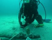 شاهد.. اكتشاف مرساة عمرها 2300 عام فى قاع البحر الأبيض المتوسط (فيديو)