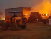 نشوب حريق بمصنع لتصنيع الثلاجات بمدينة العاشر من رمضان