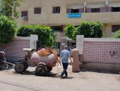 أهالى قرية سنباط فى الغربية يشنون حملة تطهير بالجهود الذاتية.. صور