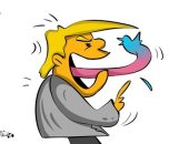 كاريكاتير صحيفة كويتية.. الرئيس الأمريكى و تغريداته على تويتر