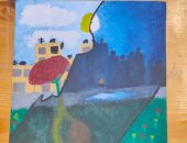 "سما" تشارك صحافة المواطن عددا من اللوحات التى تبرز موهبتها الفنية