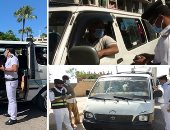 حفاظا على حياة المواطن.. الداخلية تلاحق غير الملتزمين بارتداء الكمامات بوسائل المواصلات.. حملات بالشوارع لضبط المخالفين.. توقيف 5 آلاف مخالف لقرار حظر الحركة.. غلق 198 مطعما ومحلا مخالفة.. وضبط 1565 سيارة.. صور