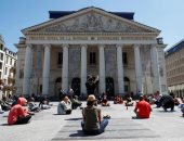 مظاهرات ببروكسل احتجاجا على مقتل جورج فلويد فى أمريكا.. صور