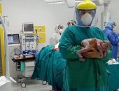 مستشفى إسنا للحجر الصحى تشهد إجراء الولادة الثامنة وخروج الطفل "عبد الله" للنور