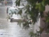 منازل وسيارات غارقة فى شوارع السلفادور بعد ضرب العاصفة آماندا.. فيديو
