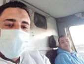 الجيش الابيض محمد حسن بهيئة إسعاف الجيزة فى مواجهة كورونا