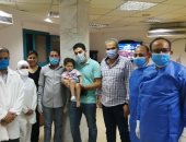 تعافى أصغر طفلة من فيروس كورونا بمستشفى الغردقة العام 