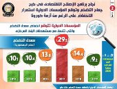 إنفوجراف.. نجاح برنامج الإصلاح الاقتصادى فى كبح جماح التضخم ليسجل 5.9% أبريل الماضى