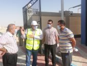 رئيس شركة المياه بسيناء يتفقد محطة التحلية بوسط سيناء